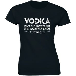 Vodka Isn't The Answer But It's Worth T-shirt Tee